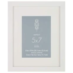 Best deal β 12 Pack: White 5" x 7" Narrow Frame With Mat, Aspect By Studio Décor® by Studio Decor π