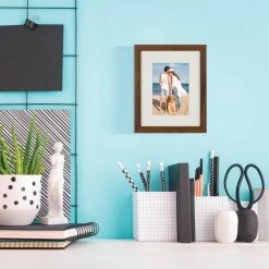 Flash Sale 😉 Rustic Narrow Frame With Mat, Aspect by Studio Décor® by Studio Decor ⭐ -Studio Decor Shop 10504975 5