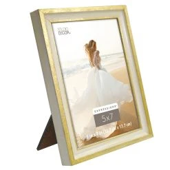 New ❤️ 12 Pack: Cream & Gold Leaf 5" x 7" Frame, Expressions™ by Studio Décor® by Studio Decor ✨ -Studio Decor Shop 10505610 6 1