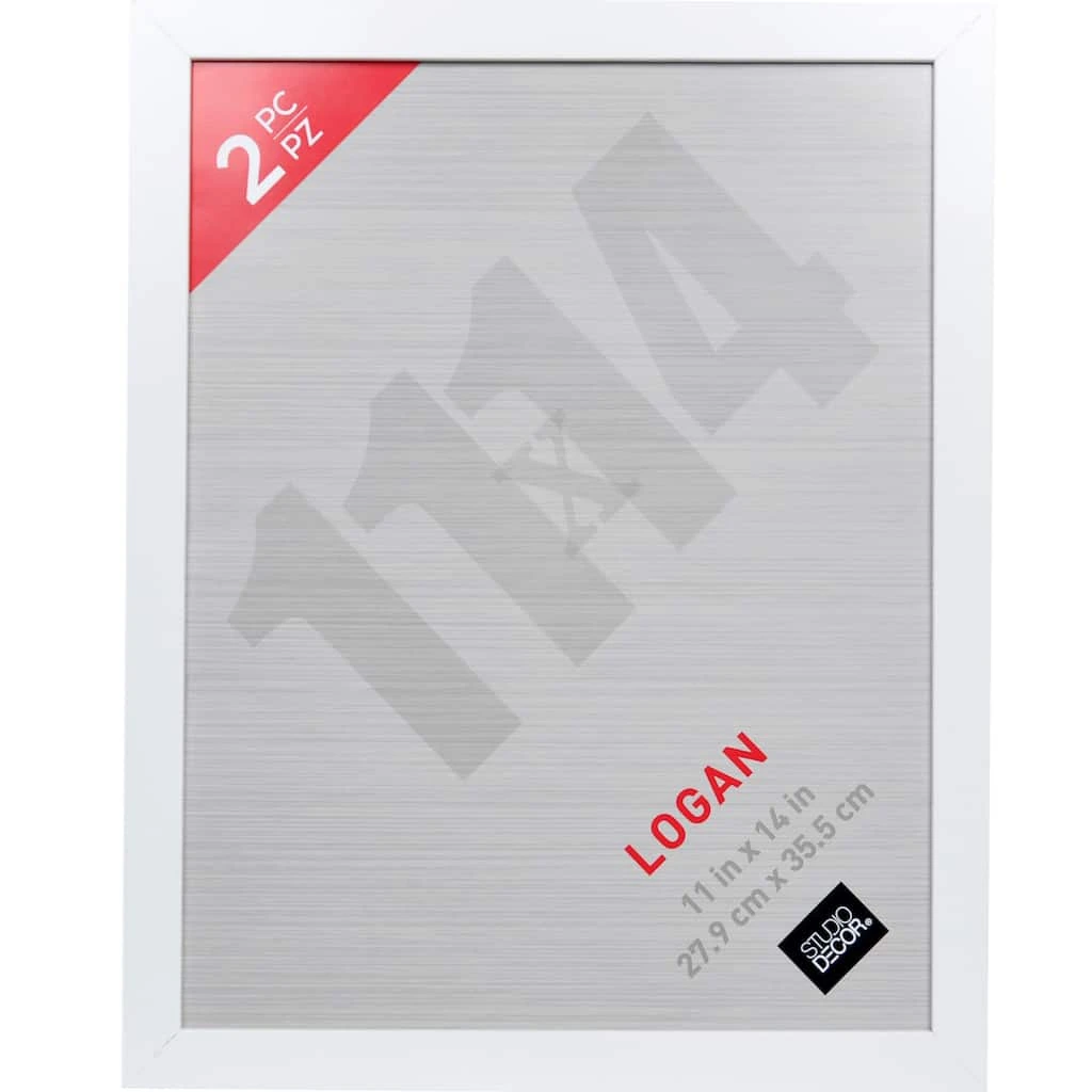 Best Sale โ 8 Packs: 2 ct. (16 total) White 11" x 14" Frame, Logan by Studio Décor® by Studio Decor ๐ 1 Best Sale โ 8 Packs: 2 ct. (16 total) White 11" x 14" Frame, Logan by Studio Décor® by Studio Decor ๐