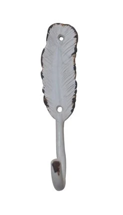 Best deal 🌟 White Feather Pewter Wall Hook by Studio Décor® by Studio Decor 😉