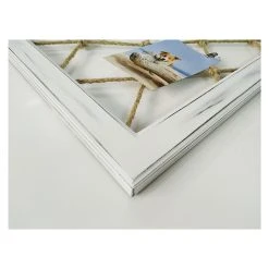 Wholesale 🌟 6 Pack: White with Net 22" x 18" Collage Clip Frame by Studio Décor® by Studio Decor 🎁 -Studio Decor Shop 10507770 3 1