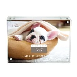 New 🧨 Clear Acrylic Block Frame, Expressions™ by Studio Décor® by Studio Decor 🥰 -Studio Decor Shop 10510981 5 1