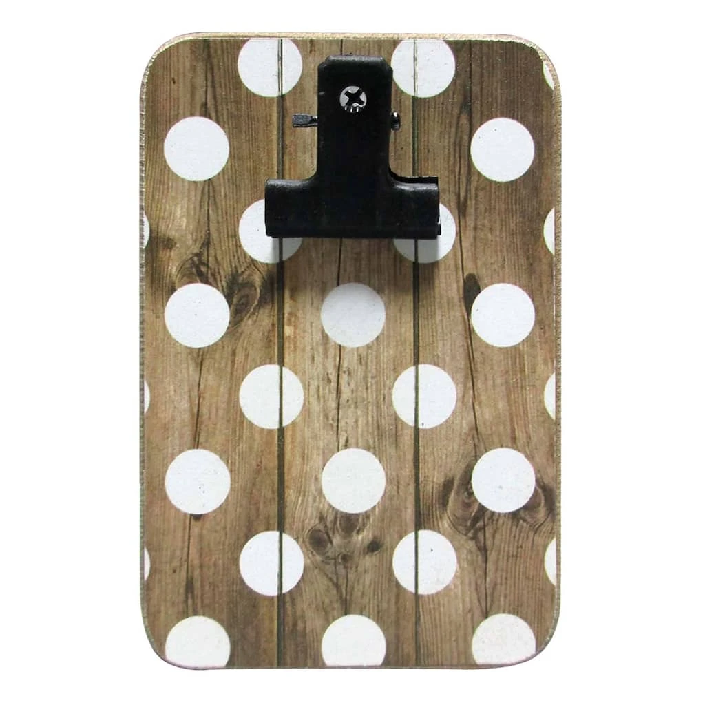 Flash Sale 🎁 24 Pack: White Polka Dot Mini Clip Frame by Studio Décor® by Studio Decor ✨