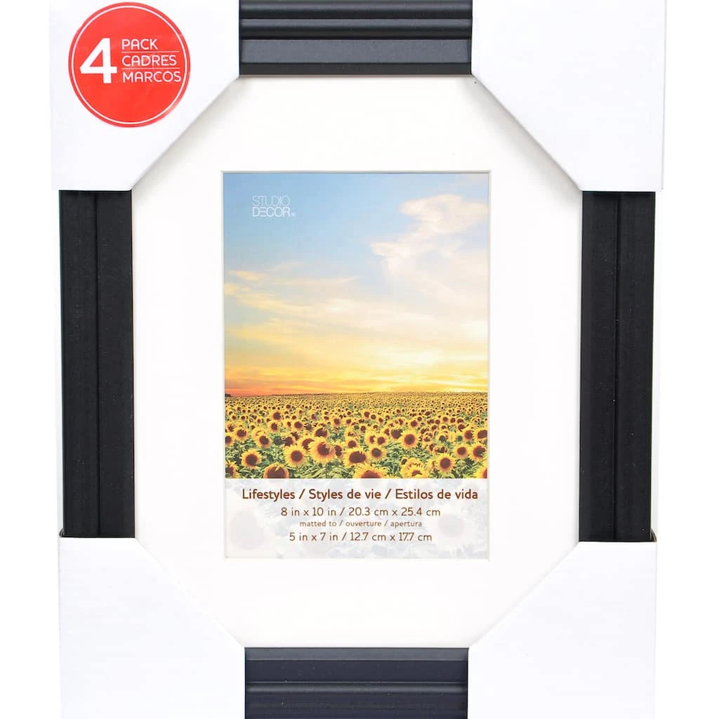 New π 8 Packs: 4 ct. (32 total) Black 5" x 7" Frame with Mat, Lifestyles by Studio Décor® by Studio Decor β 5 New π 8 Packs: 4 ct. (32 total) Black 5" x 7" Frame with Mat, Lifestyles by Studio Décor® by Studio Decor β - Image 5