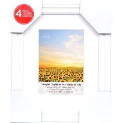 Cheapest ⌛ 4 White Frames With Mat, 5" x 7", Lifestyles By Studio Décor® by Studio Decor 🎉 -Studio Decor Shop 10536722 1