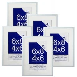 Brand new 👍 Basics Multipurpose Tabletop Frames By Studio Décor® 5-Pack, 4" x 6" by Studio Decor 🧨 -Studio Decor Shop 10545445 1