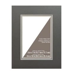 Outlet ❤️ 8" x 10" Double Mat By Studio Décor®, 5" x 7" Opening by Studio Decor 🌟 -Studio Decor Shop 10546465