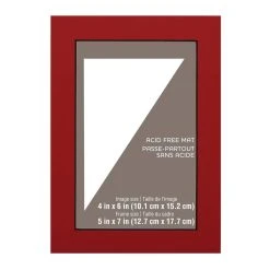 Best Pirce 👏 5" x 7" Black Core Mat By Studio Décor®, 4" x 6" Opening by Studio Decor ⭐