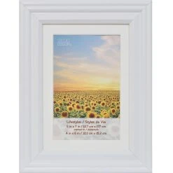 Deals ✔️ White 4" x 6" Frame with Mat Lifestyles by Studio Decor®, 5 Pack 👍