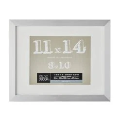 Brand new β Silver Belmont Frame with Mat By Studio Décor® by Studio Decor π