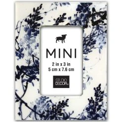 Hot Sale 🔥 24 Pack: Blue & White Chinoiserie 2" x 3" Mini Frame by Studio Décor® by Studio Decor ⭐