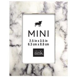 Best reviews of ❤️ 24 Pack: White Marble 2.5" x 3.5" Mini Frame by Studio Décor® by Studio Decor 🎁
