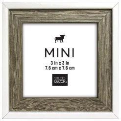 Discount ⭐ Gray & White Mini Frame by Studio Décor® by Studio Decor 🎉