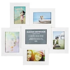 Promo ✔️ 6 Pack: 6 Opening White Collage Frame by Studio Décor® by Studio Decor 🛒