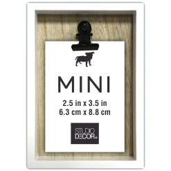 Hot Sale 😉 White Deep Mini Frame Box with Clip by Studio Décor® by Studio Decor ⌛
