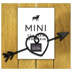 Wholesale 🧨 24 Pack: Black Wire Heart 2.5" x 3.5" Mini Frame by Studio Décor® by Studio Decor ✔️