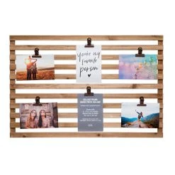 Outlet ❤️ 6 Opening Grid Board 16" x 24" Collage Frame with Clips by Studio Décor® by Studio Decor 🧨