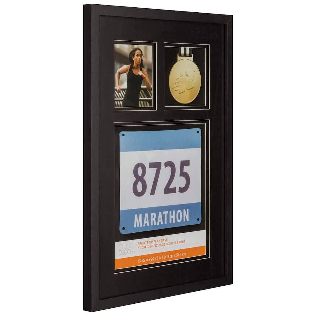 Hot Sale β 3-Opening Black Racing Bib Frame by Studio Décor® by Studio Decor π 3 Hot Sale β 3-Opening Black Racing Bib Frame by Studio Décor® by Studio Decor π - Image 3