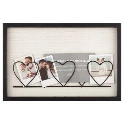 Budget 🎉 6 Pack: Black & White Wire Heart Collage Frame by Studio Décor® by Studio Decor 🤩
