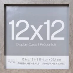 Brand new 🤩 9 Packs: 2 ct. (18 total) Gray Fundamentals 12" x 12" Shadow Box by Studio Décor® by Studio Decor 🧨