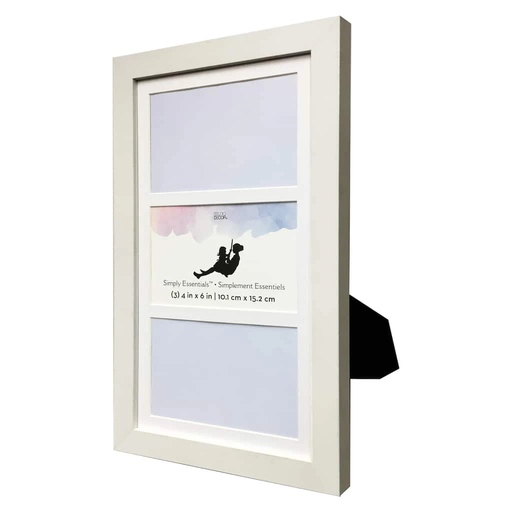 Best Pirce 👍 12 Pack: 3 Opening White Flat Top 4" x 6" Collage Frame, Simply Essentials™ by Studio Décor® by Studio Decor 🤩 2 Best Pirce 👍 12 Pack: 3 Opening White Flat Top 4" x 6" Collage Frame, Simply Essentials™ by Studio Décor® by Studio Decor 🤩 - Image 2