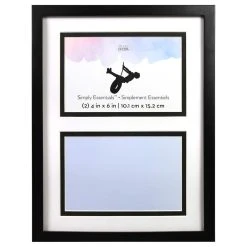 Best Pirce 💯 2 Opening Black 4" x 6" Collage Frame, Simply Essentials™ by Studio Décor® by Studio Decor ⭐