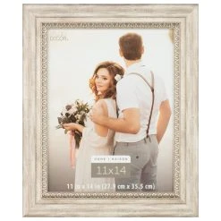 Hot Sale 🔔  Brown Whitewashed & Gold 11" x 14" Frame, Home by Studio Décor® by Studio Decor 🎁