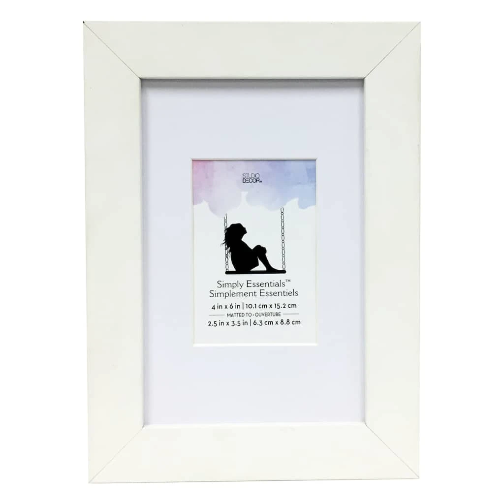 Coupon π White 2.5" x 3.5" Frame, Simply Essentials™ by Studio Décor® by Studio Decor π 1 Coupon π White 2.5" x 3.5" Frame, Simply Essentials™ by Studio Décor® by Studio Decor π