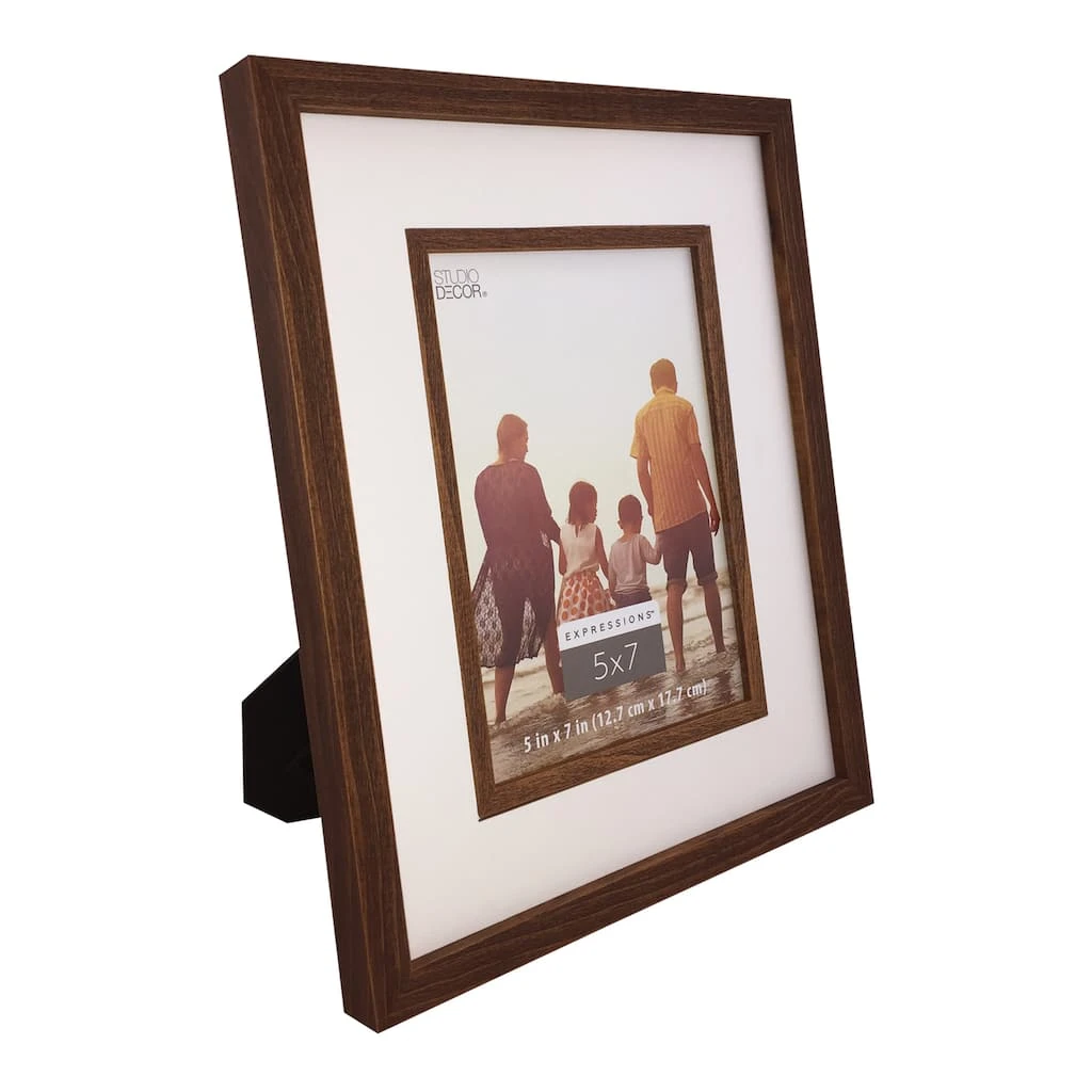 Cheapest π₯° 12 Pack: Walnut 5" x 7" Frame with Fillet Mat, Expressions™ by Studio Décor® by Studio Decor β 2 Cheapest π₯° 12 Pack: Walnut 5" x 7" Frame with Fillet Mat, Expressions™ by Studio Décor® by Studio Decor β - Image 2