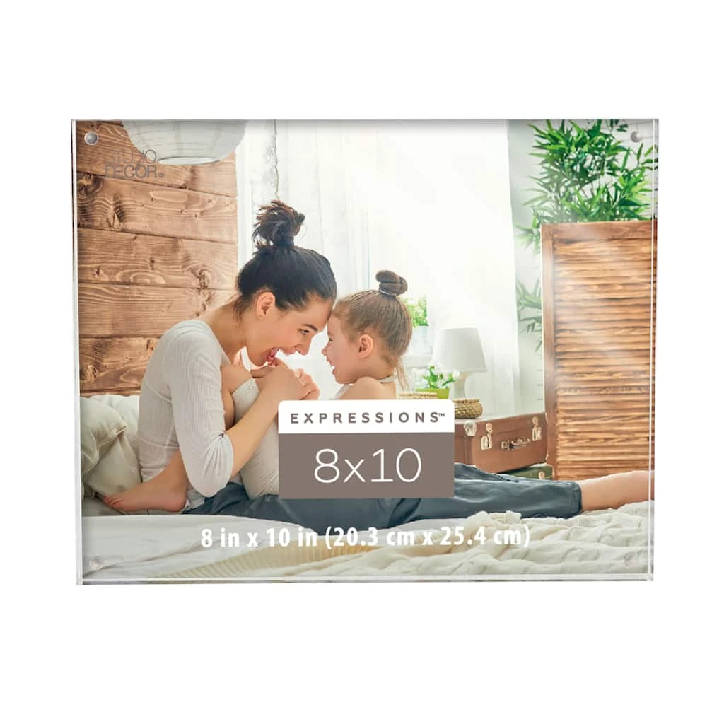Deals π 12 Pack: Clear Acrylic 8" x 10" Block Frame, Expressions™ by Studio Décor® by Studio Decor βοΈ 2 Deals π 12 Pack: Clear Acrylic 8" x 10" Block Frame, Expressions™ by Studio Décor® by Studio Decor βοΈ - Image 2