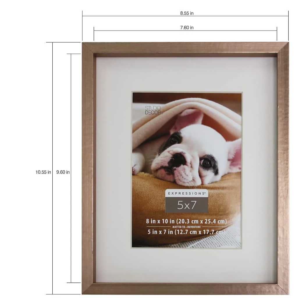 Outlet π― Copper Thin 5" x 7" Frame, Expressions™ by Studio Décor® by Studio Decor π― 3 Outlet π― Copper Thin 5" x 7" Frame, Expressions™ by Studio Décor® by Studio Decor π― - Image 3