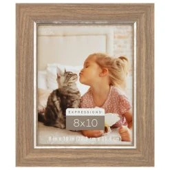 Promo 🎁 12 Pack: Faux Wood with Silver Inner 8" x 10" Frame, Expressions™ by Studio Décor® by Studio Decor 🎁
