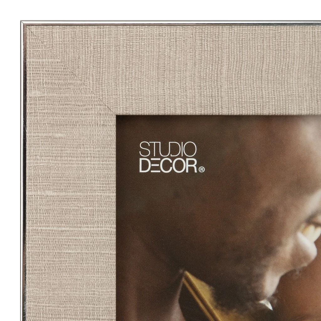 Budget π Greige with Silver Edges 5" x 7" Frame, Expressions™ by Studio Décor® by Studio Decor π 2 Budget π Greige with Silver Edges 5" x 7" Frame, Expressions™ by Studio Décor® by Studio Decor π - Image 2
