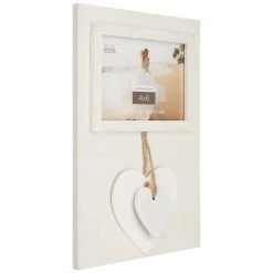 Buy 🛒 White Dangle Hearts 4" x 6" Frame, Expressions™ by Studio Décor® by Studio Decor 👍 -Studio Decor Shop 10625247 3