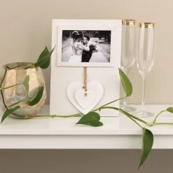 Buy 🛒 White Dangle Hearts 4" x 6" Frame, Expressions™ by Studio Décor® by Studio Decor 👍 -Studio Decor Shop 10625247 5