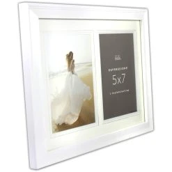 Outlet ✔️ 2 Opening White 5" x 7" Collage Frame, Expressions™ by Studio Décor® by Studio Decor 🥰 -Studio Decor Shop 10625248 3