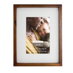 Cheap 🔔 Walnut Thin 4" x 6" Frame, Expressions™ by Studio Décor® by Studio Decor ⭐