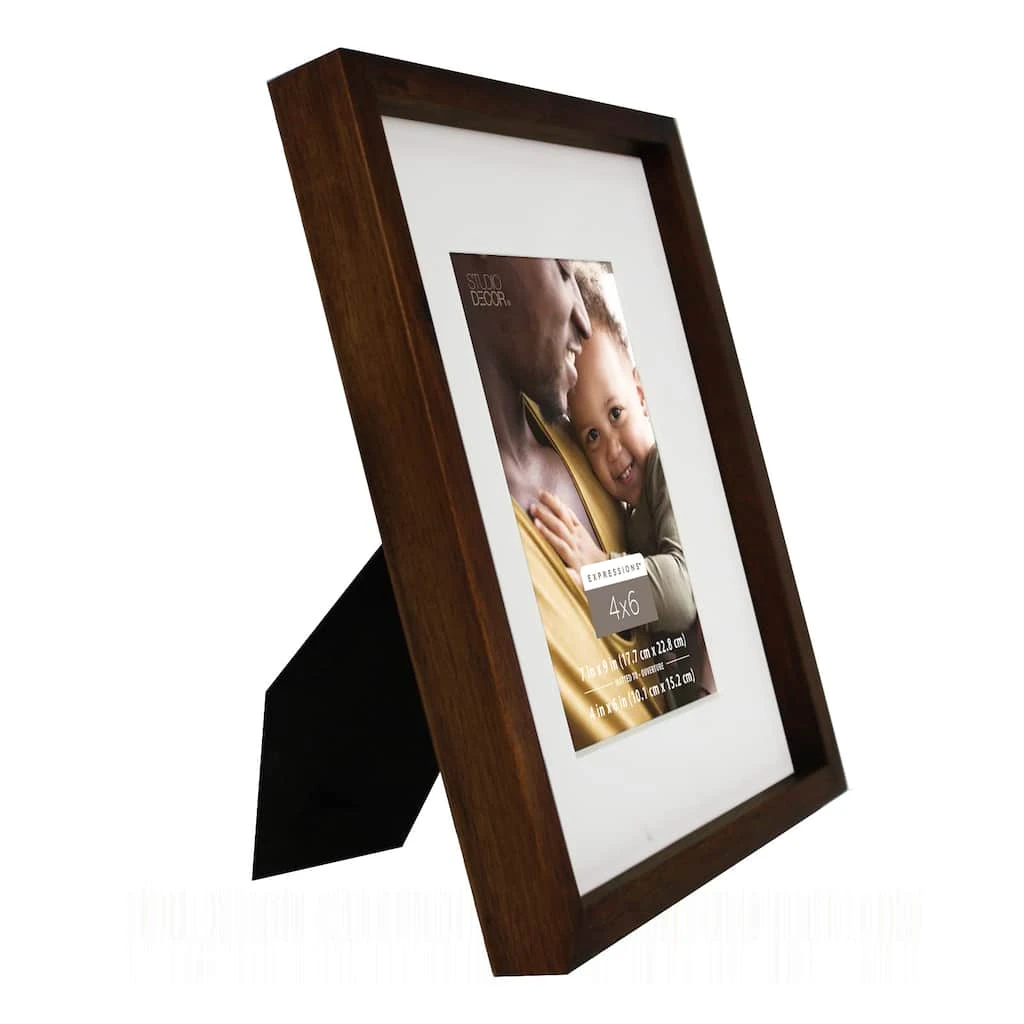 Cheap π Walnut Thin 4" x 6" Frame, Expressions™ by Studio Décor® by Studio Decor β 2 Cheap π Walnut Thin 4" x 6" Frame, Expressions™ by Studio Décor® by Studio Decor β - Image 2