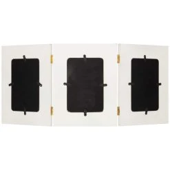 Best Pirce ✔️ White 4" x 6" Triple Frame, Expressions™ by Studio Décor® by Studio Decor 🥰 -Studio Decor Shop 10625356 4