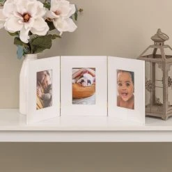 Best Pirce ✔️ White 4" x 6" Triple Frame, Expressions™ by Studio Décor® by Studio Decor 🥰 -Studio Decor Shop 10625356 5