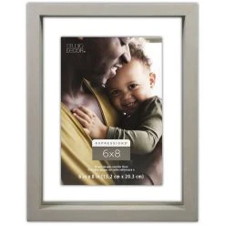 New β Gray Deep 6" x 8" Float Frame, Expressions™ by Studio Décor® by Studio Decor π