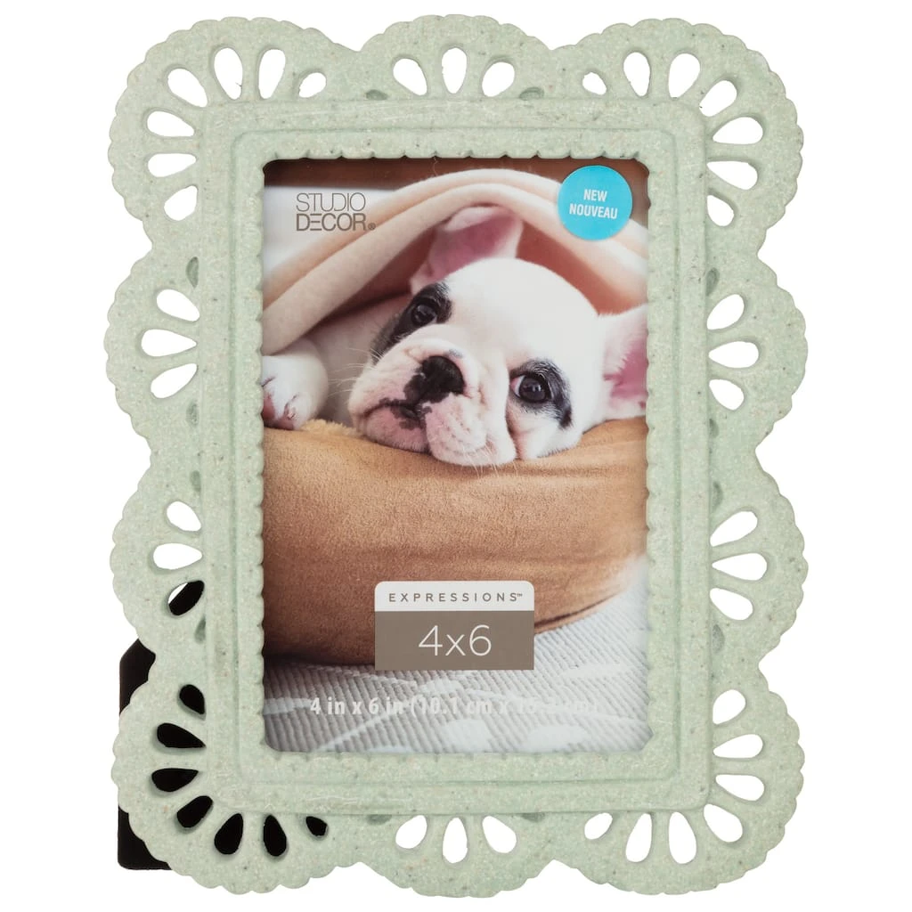 Discount ⌛ Sage Scalloped 4" x 6" Frame, Expressions™ by Studio Décor® by Studio Decor ✨ 1 Discount ⌛ Sage Scalloped 4" x 6" Frame, Expressions™ by Studio Décor® by Studio Decor ✨