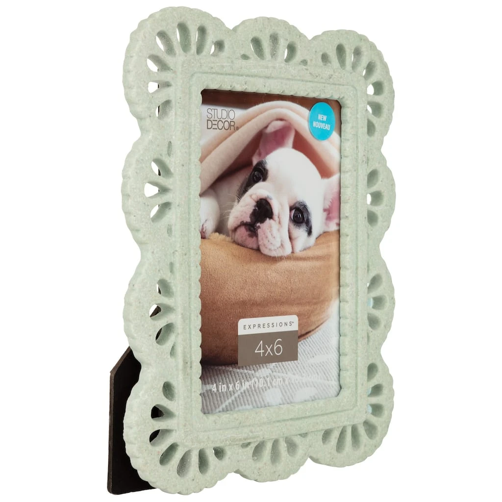 Discount ⌛ Sage Scalloped 4" x 6" Frame, Expressions™ by Studio Décor® by Studio Decor ✨ 3 Discount ⌛ Sage Scalloped 4" x 6" Frame, Expressions™ by Studio Décor® by Studio Decor ✨ - Image 3