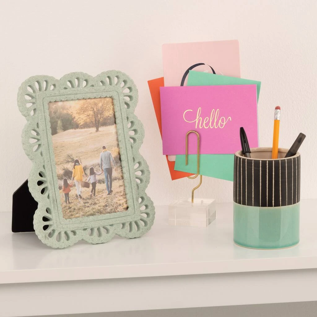 Discount ⌛ Sage Scalloped 4" x 6" Frame, Expressions™ by Studio Décor® by Studio Decor ✨ 5 Discount ⌛ Sage Scalloped 4" x 6" Frame, Expressions™ by Studio Décor® by Studio Decor ✨ - Image 5