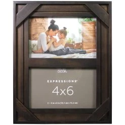 Cheapest 🎁 2 Opening Espresso 4" x 6" Collage Frame, Expressions™ by Studio Décor® by Studio Decor 😉