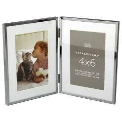 Cheapest ❤️ 2 Opening Silver 4" x 6" Collage Frame with Mat, Expressions™ by Studio Décor® by Studio Decor 🧨 -Studio Decor Shop 10625709 3