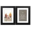Best Sale ❤️ 2 Opening Black Hinge 6" x 8" Float Frame, Expressions™ by Studio Décor® by Studio Decor ⭐