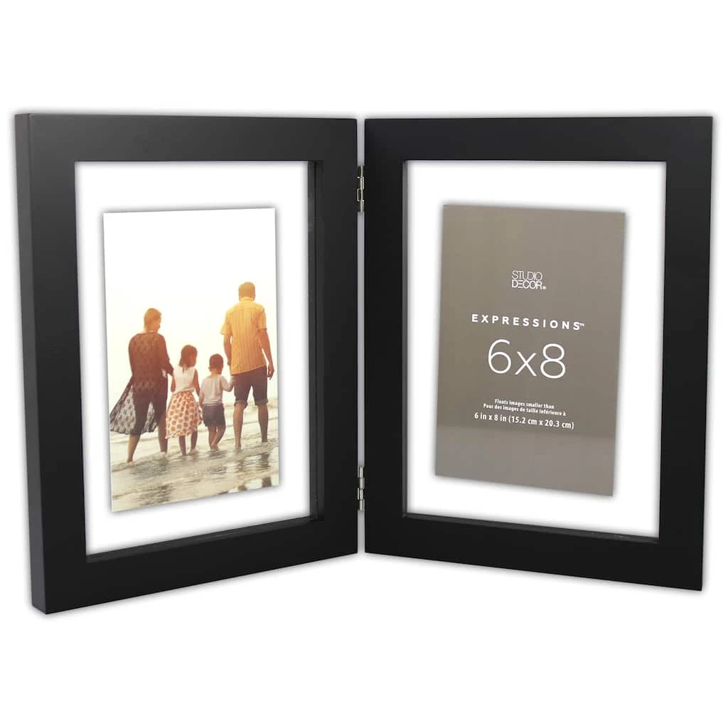 Best Sale ❤️ 2 Opening Black Hinge 6" x 8" Float Frame, Expressions™ by Studio Décor® by Studio Decor ⭐ 3 Best Sale ❤️ 2 Opening Black Hinge 6" x 8" Float Frame, Expressions™ by Studio Décor® by Studio Decor ⭐ - Image 3