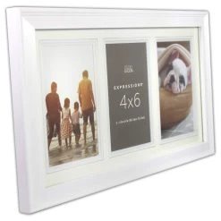 Top 10 🤩 12 Pack: 3 Opening White 4" x 6" Collage Frame with Fillet Mat, Expressions™ by Studio Décor® by Studio Decor ⌛ -Studio Decor Shop 10625711 3 1